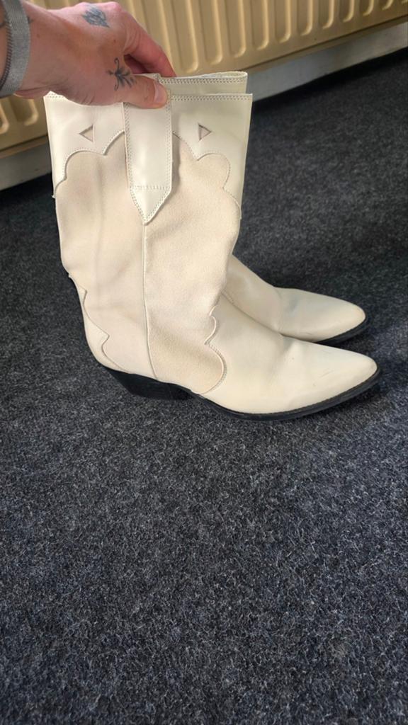 Sacha cowboy laarzen maat 42, Kleding | Dames, Wit, Lage of Enkellaarzen, Ophalen of Verzenden, Sacha