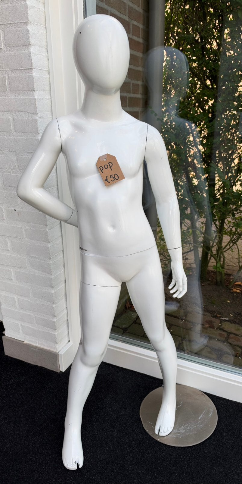 Paspop etalage pop 6/7/8 jaar 128 kind, Ophalen, Zo goed als nieuw, Paspop