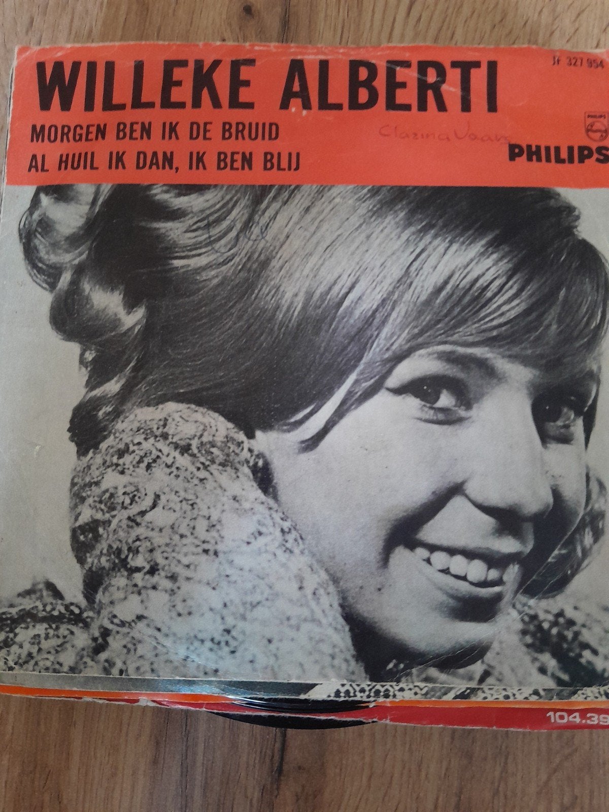 Willeke alberti 7inch morgen ben ik de bruid, Cd's en Dvd's, Vinyl Singles, Ophalen of Verzenden, Zo goed als nieuw, Nederlandstalig