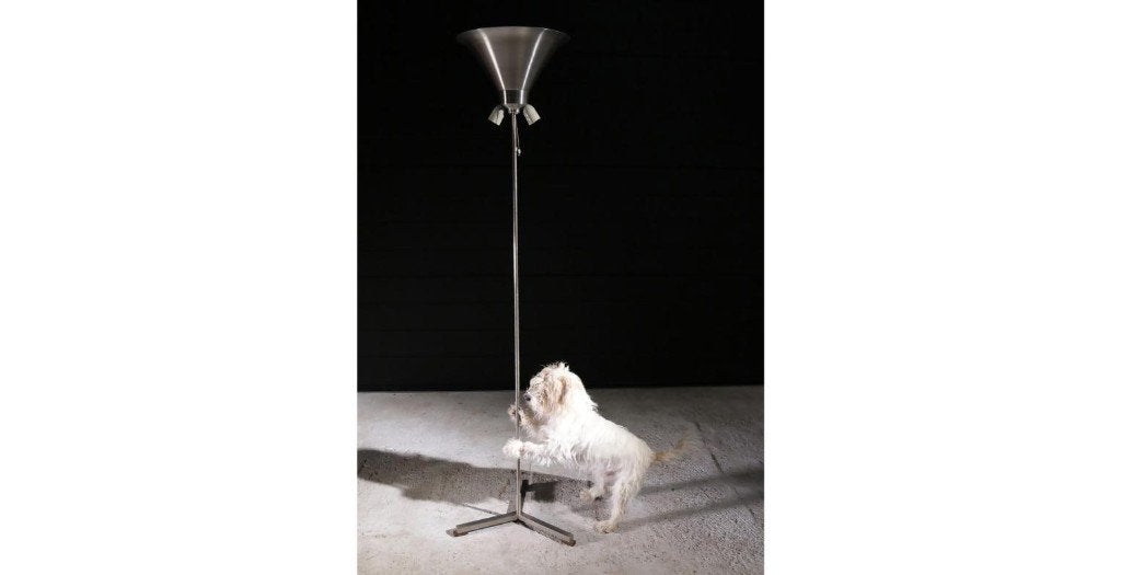 Vintage Dutch Design W. Hagoort vloerlamp model 353, Huis en Inrichting, Verzenden, Gebruikt, 150 tot 200 cm