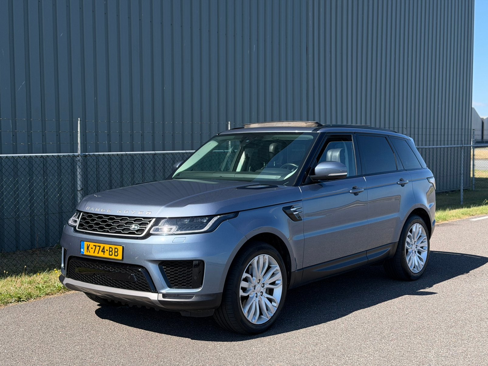 Range Rover Sport P400e 404pk Commandshift, Auto's, Automaat, Blauw, 2500 kg, Vierwielaandrijving