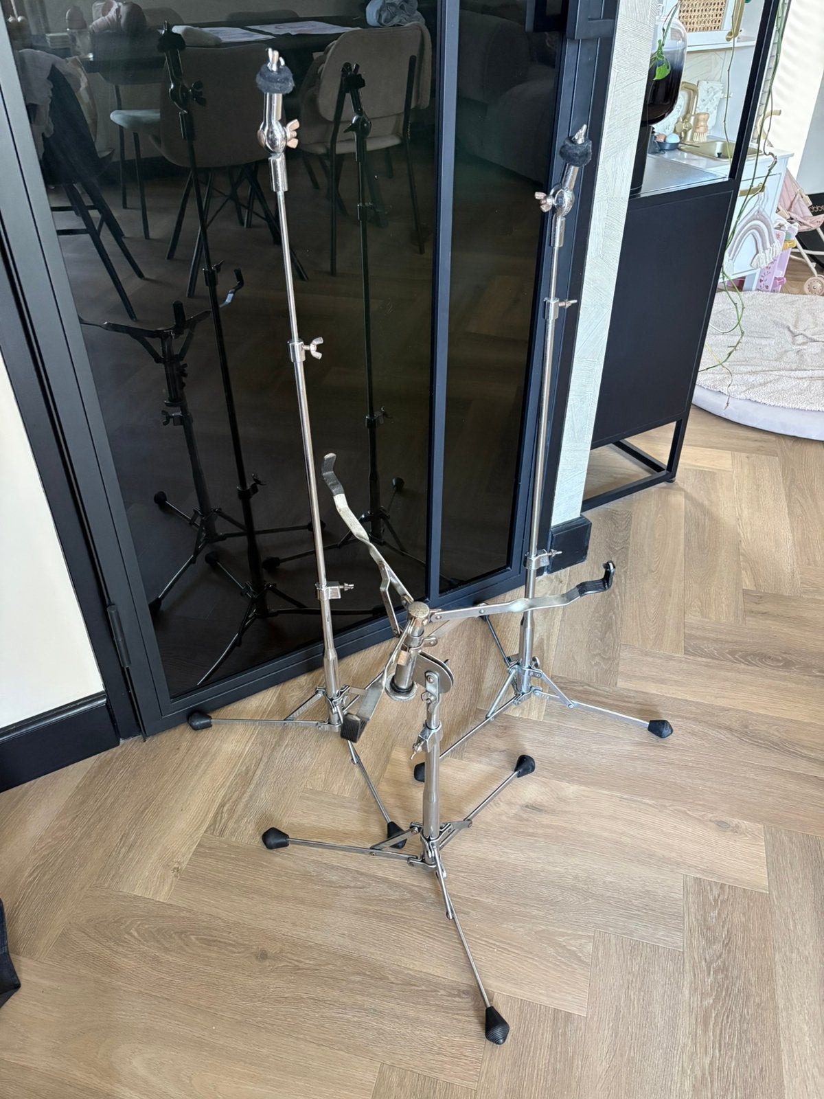 Vintage sonor hardware snare en cymbal stands standaarden, Muziek en Instrumenten, Ophalen of Verzenden, Gebruikt, Sonor