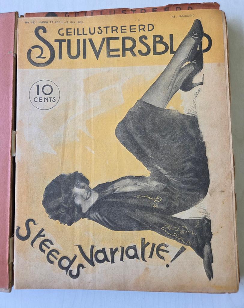 Ingebonden tijdschrift stuiversblad - nr. 18 t/m 34 (1931), Boeken, Ophalen of Verzenden, Gelezen, Overige typen