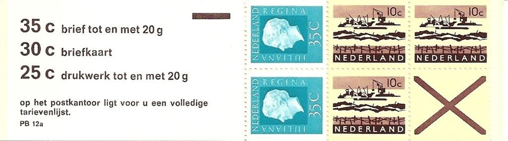 Nederland 1972 - nvph PB12a - Deltawerken, Postzegels en Munten, Verzenden, Na 1940, Postfris