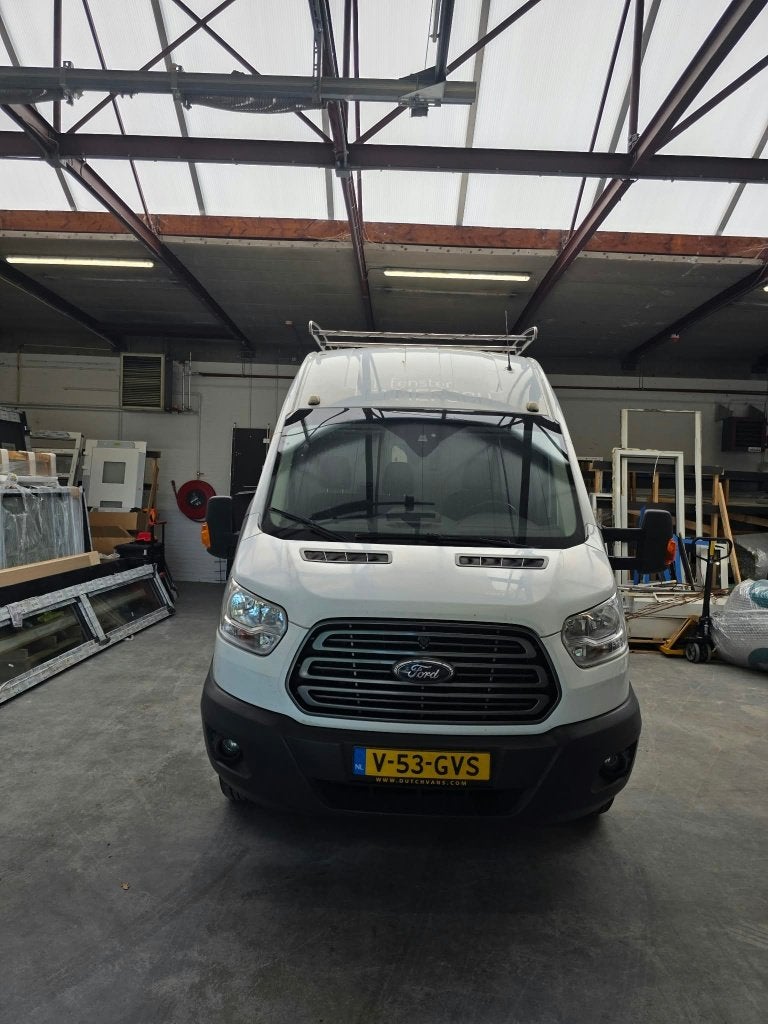 Ford Transit 2.2 Tdci 114KW 2016 Wit dakrails- trekhaak, Euro 5, Zwart, 4 cilinders, 2384 kg