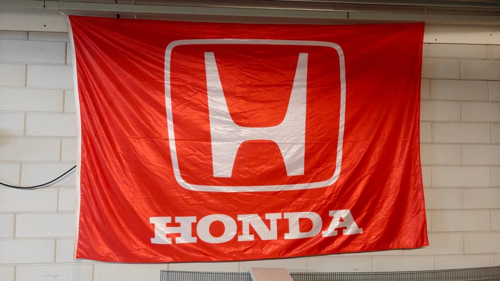 HONDA vlag groot, Ophalen of Verzenden, Zo goed als nieuw