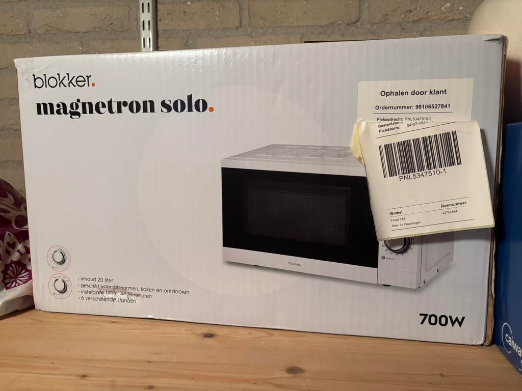 Mooie hele simpel bedienbare magnetron ideaal voor senioren, Witgoed en Apparatuur, Magnetrons, Ophalen of Verzenden, Zo goed als nieuw