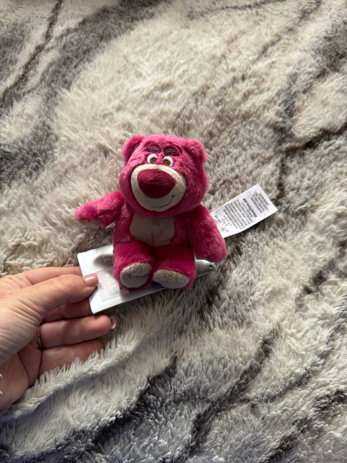 Lotso Knuffel Toy Story Disney Roze Beer, Ophalen of Verzenden, Zo goed als nieuw