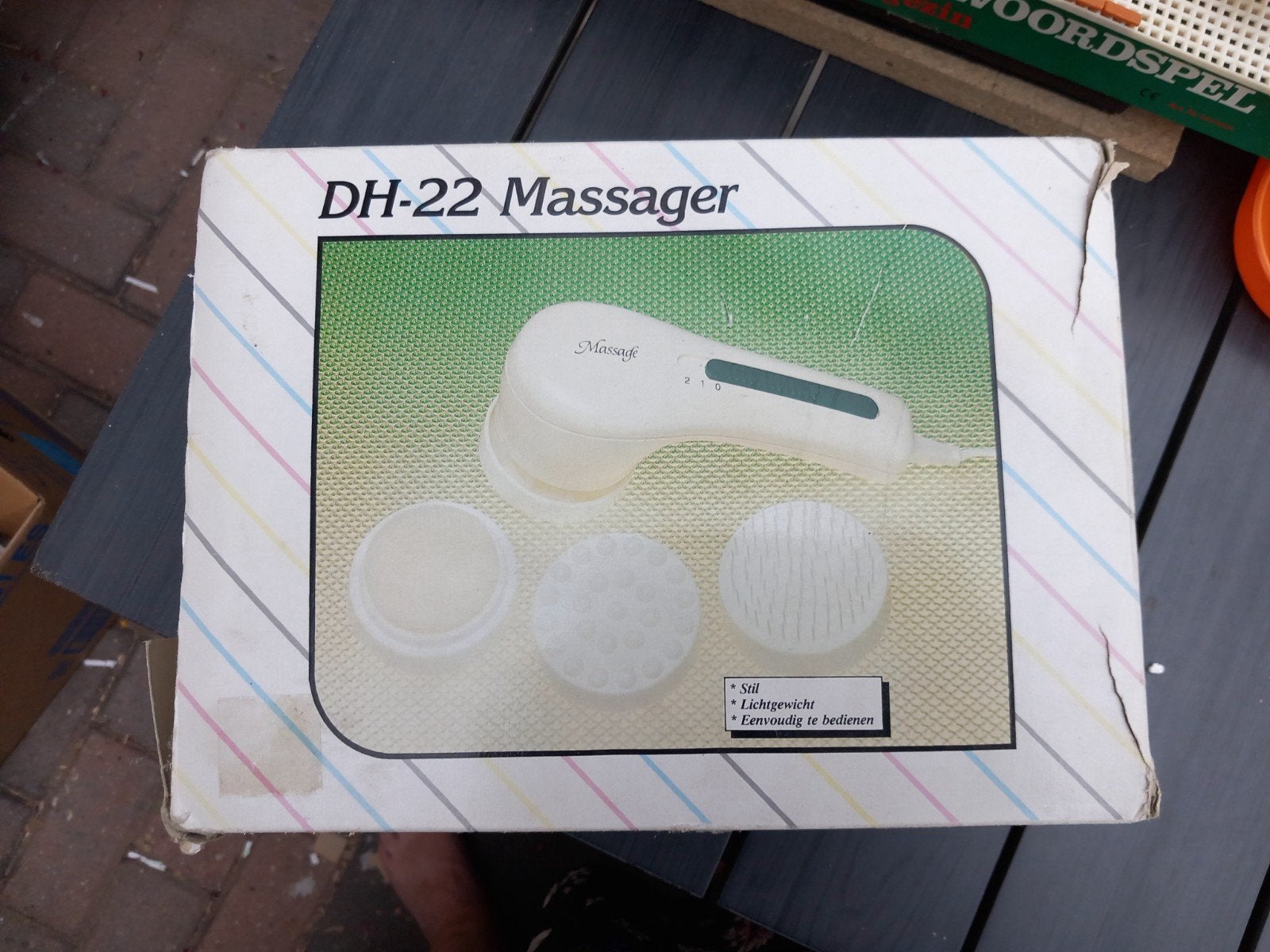 DH-22 Massager met diverse opzetstukken, Ophalen of Verzenden, Hand- en Voetverzorging