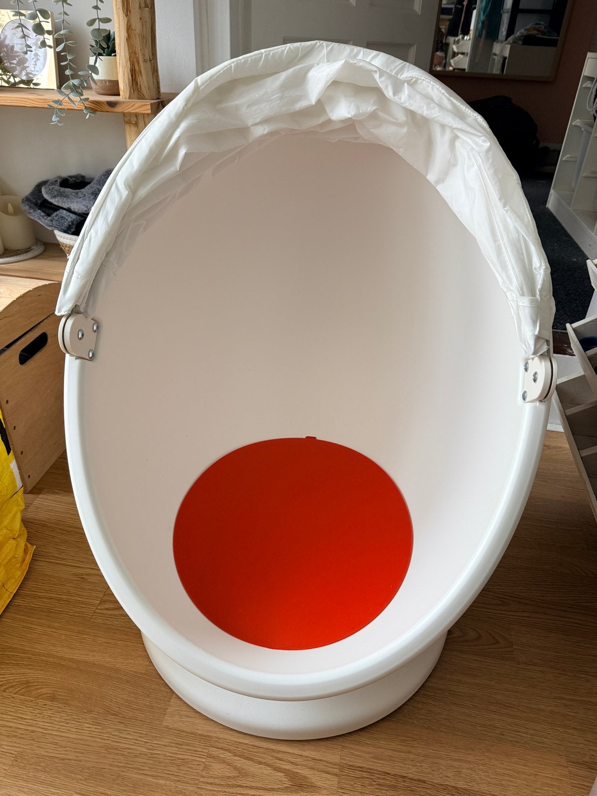 IKEA PS LÖMSK ei draaistoel voor kinderen, Ophalen, Kunststof, Gebruikt, Wit