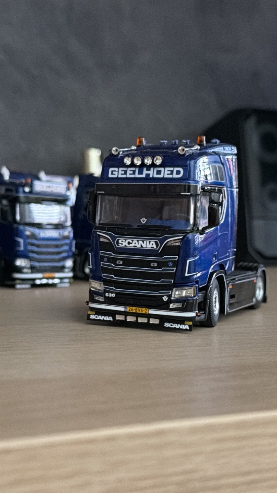 Scania R530 V8 Gebr. Geelhoed Incl. Oplegger, Ophalen of Verzenden, Zo goed als nieuw, Bus of Vrachtwagen, Overige merken