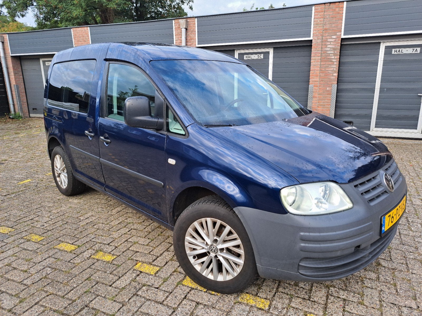 Volkswagen Caddy 1.4 55KW Kombi 2005 Blauw, Stof, 74 pk, 4 cilinders, 700 kg