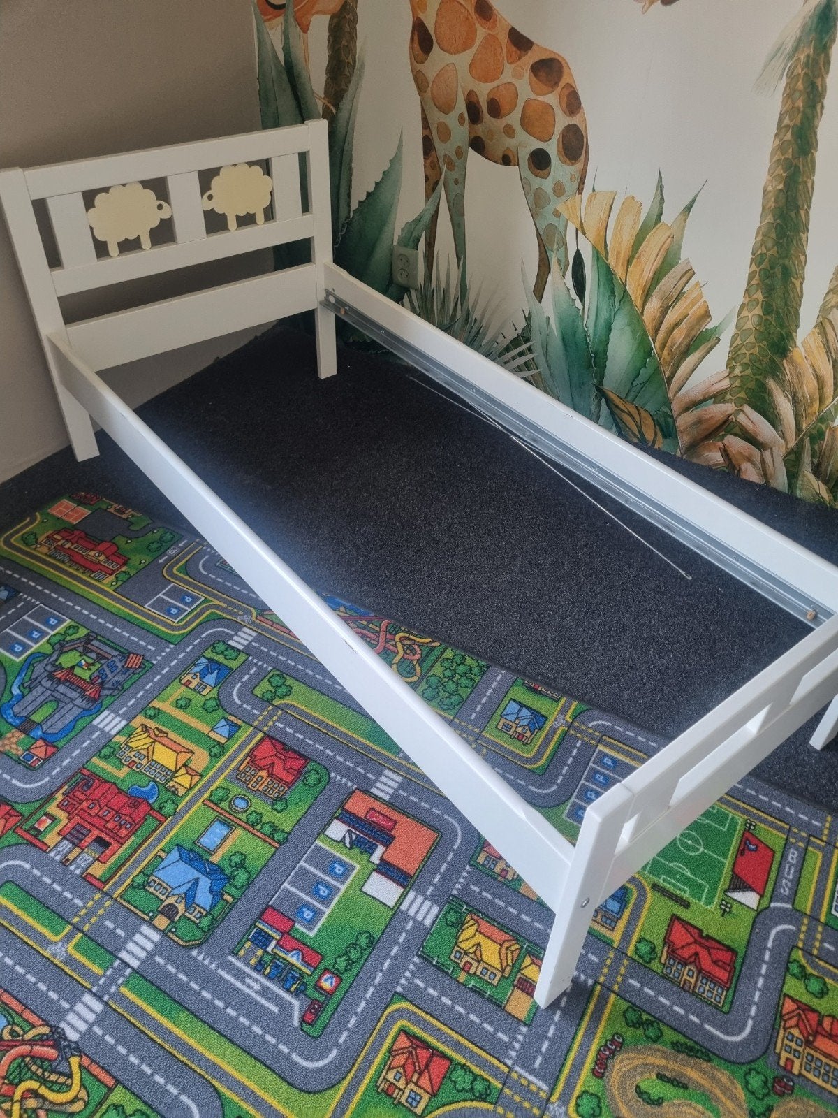 Ikea peuterbed, Ophalen of Verzenden, Zo goed als nieuw, 160 tot 180 cm, 70 tot 85 cm