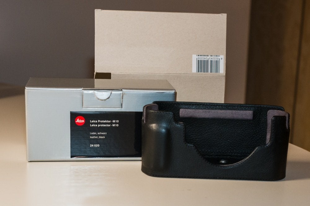 Leica M 10 half case protector, Ophalen of Verzenden, Zo goed als nieuw, Leica, Geen optische zoom