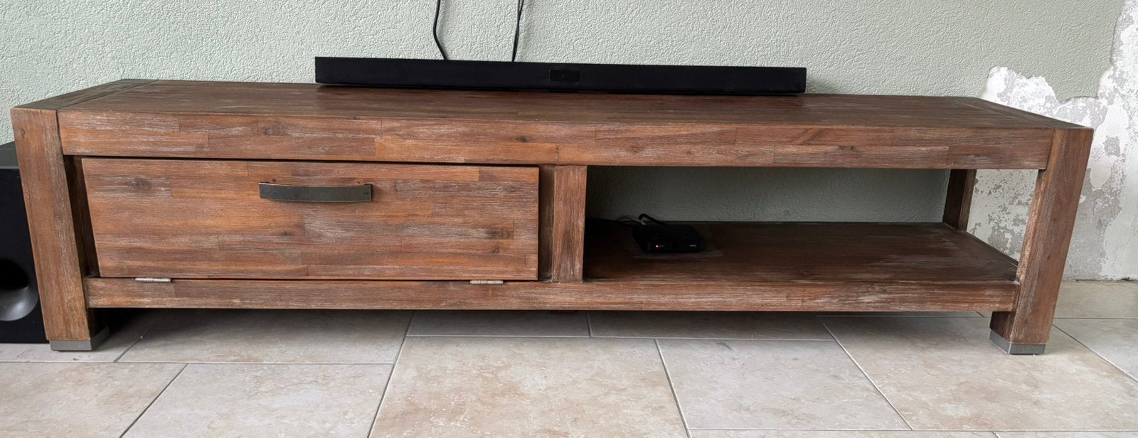 Tv meubel en/of salontafel walnoot bruin, Huis en Inrichting, Ophalen, Gebruikt, 100 tot 150 cm, Minder dan 100 cm