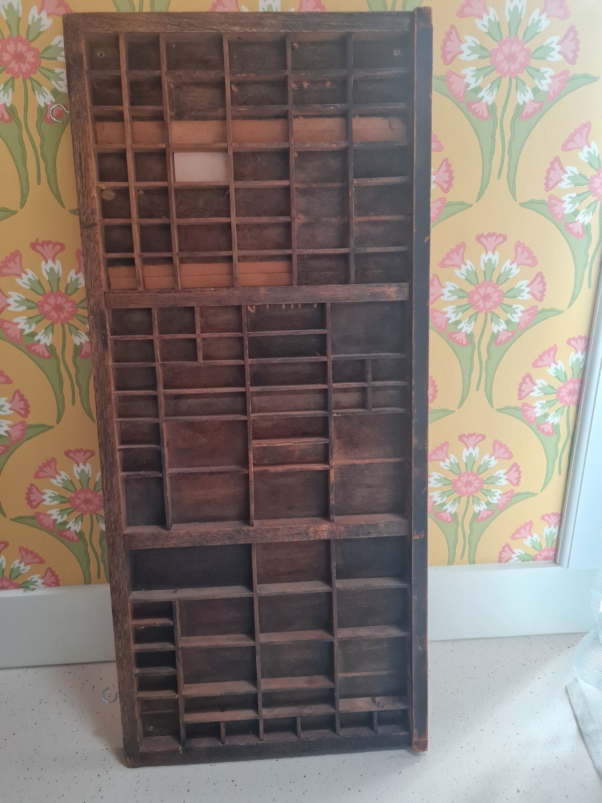 Originele vintage letterbak - Jaren '50, Huis en Inrichting, Ophalen, Gebruikt, Hout, Vintage
