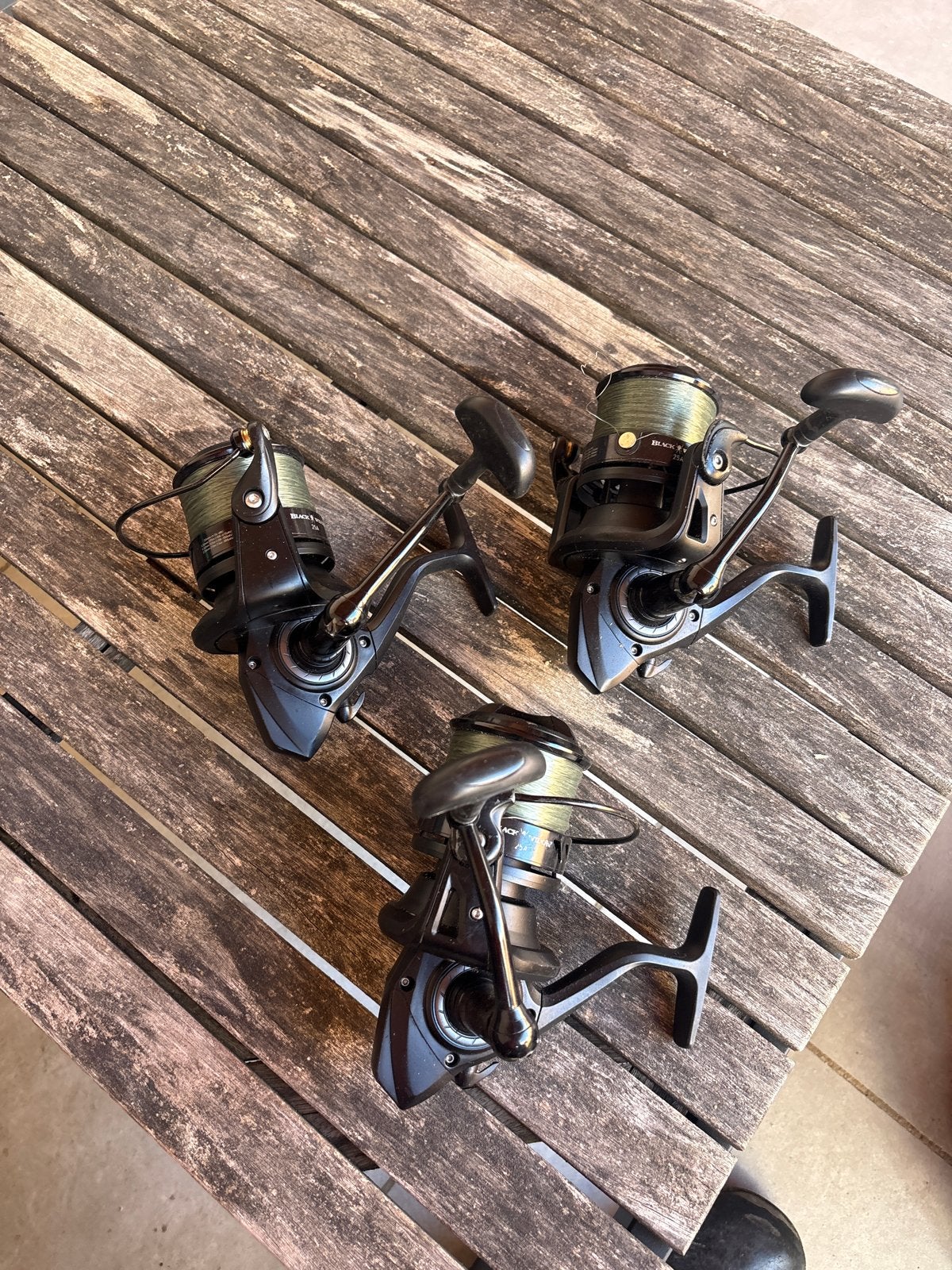 3x Daiwa Willow 25A Molens - Gebruikt, Watersport en Boten, Hengelsport | Algemeen, Ophalen, Gebruikt, Molen