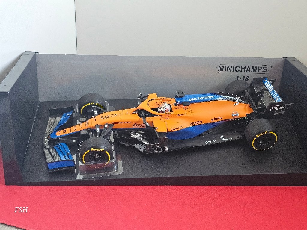 McLaren MCL35M, D. Ricciardo # 3, GP Bahrain 2021. <<NIEUW>>, Ophalen of Verzenden, Nieuw, Auto, MiniChamps