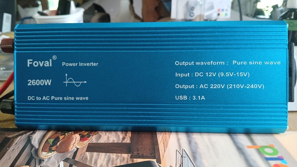 Zuivere sinus omvormer Foval 2600, Ophalen, Zo goed als nieuw