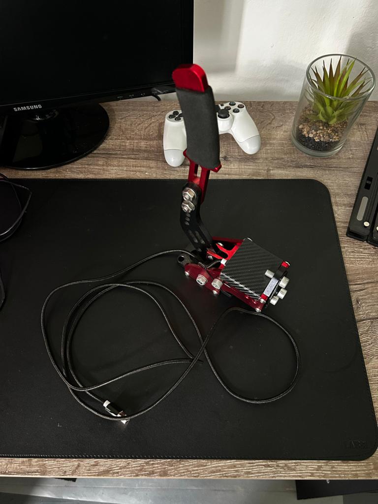 Sim Racing Handrem / E-brake - USB voor PC, Spelcomputers en Games, Spelcomputers | Overige Accessoires, Zo goed als nieuw, Overige typen