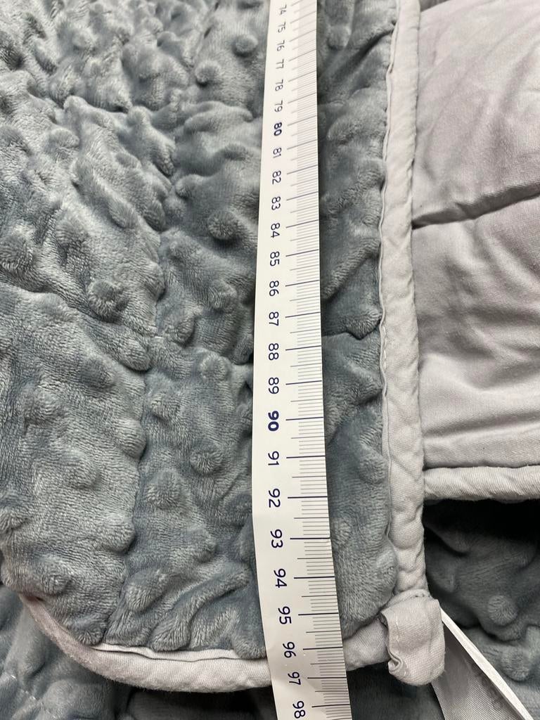 Ella verzwaarde deken grijs 95*161cm, Ophalen, Nieuw, 85 tot 100 cm, Deken