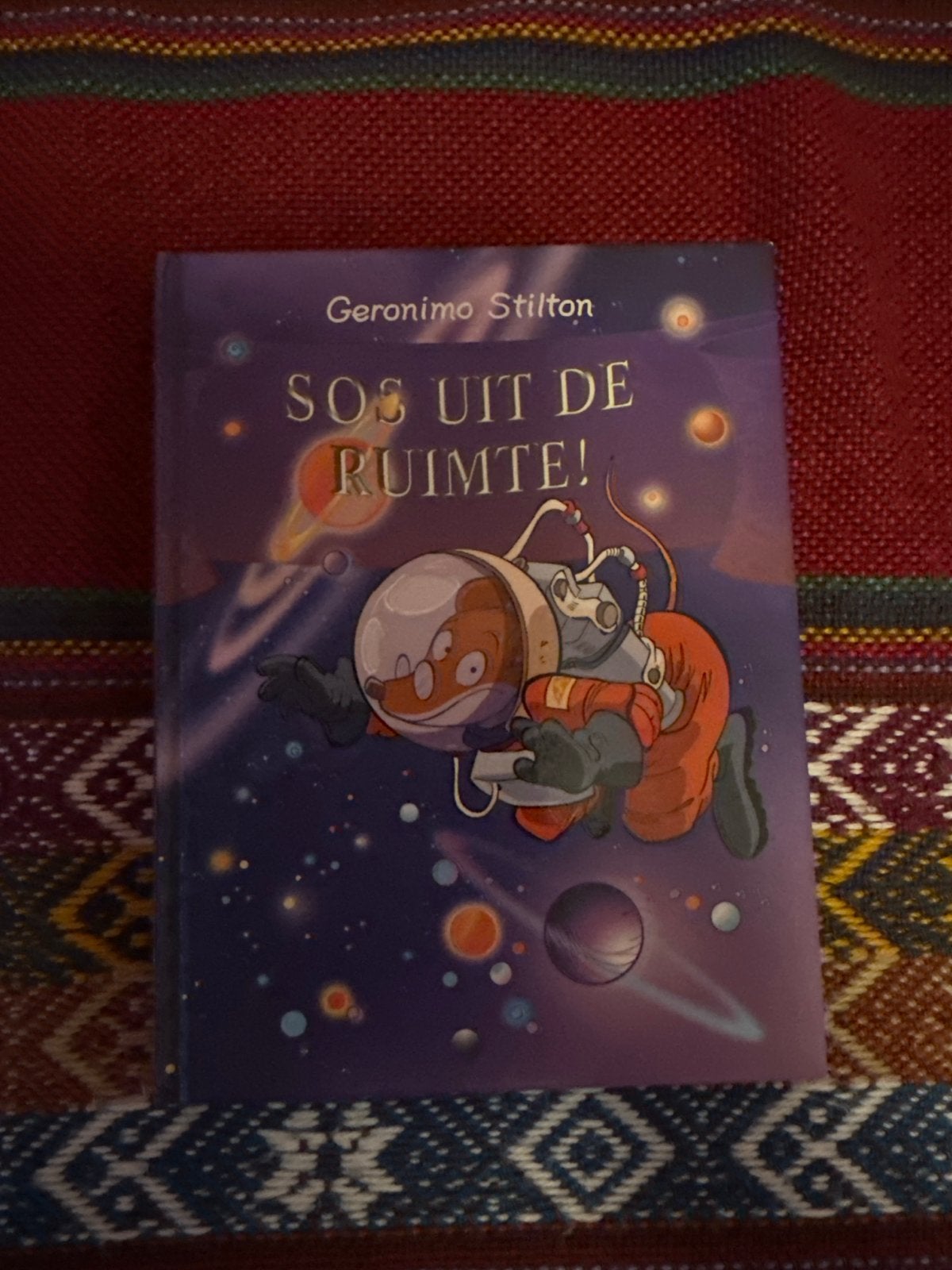Geronimo Stilton: SOS uit de Ruimte! (Kinderboek), Ophalen of Verzenden, Gelezen, Fictie