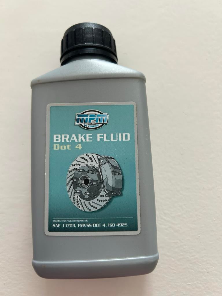MPM Brake Fluid Dot 4 Remvloeistof - 250 ml, Ophalen of Verzenden, Nieuw, Universele onderdelen