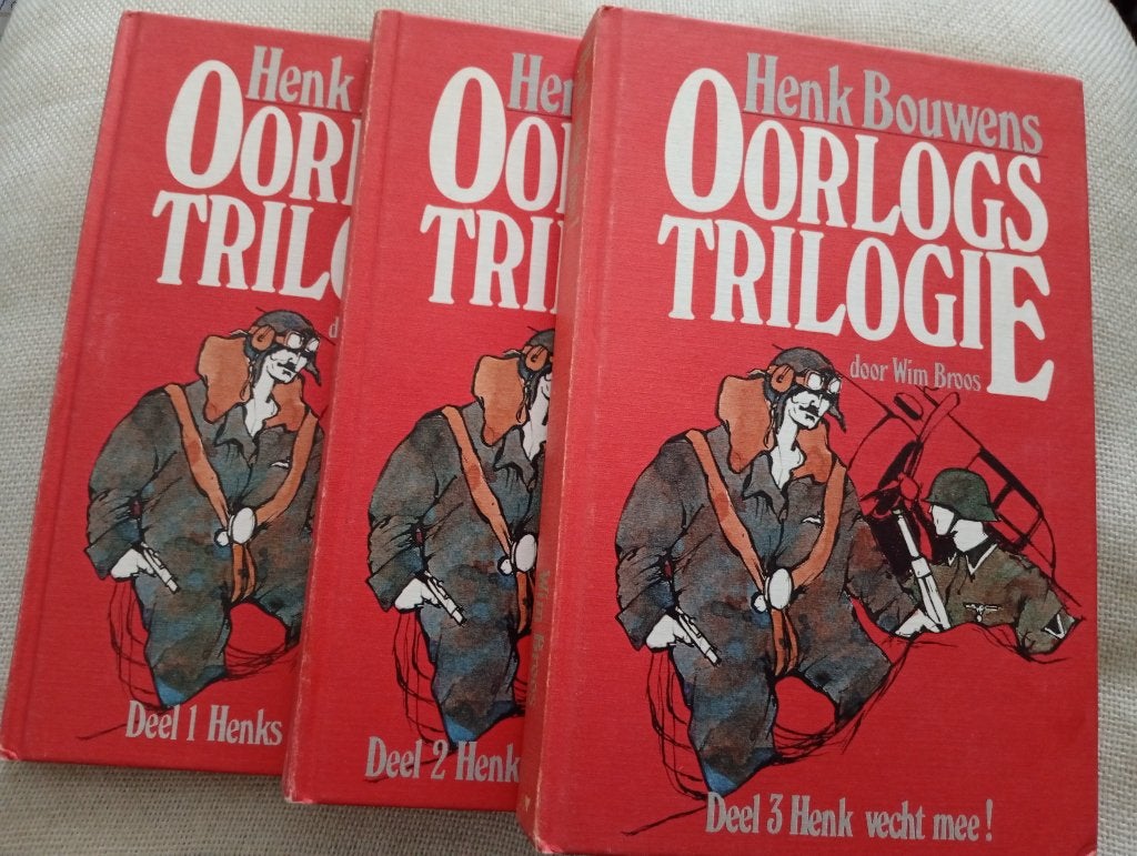 Henk Bouwens Oorlogs Trilogie - Wim Broos, Ophalen of Verzenden, Gelezen, Wim Broos