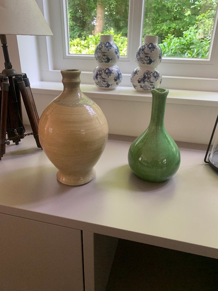 Vazen keramiek aardewerk karaf, Antiek en Kunst, Ophalen of Verzenden
