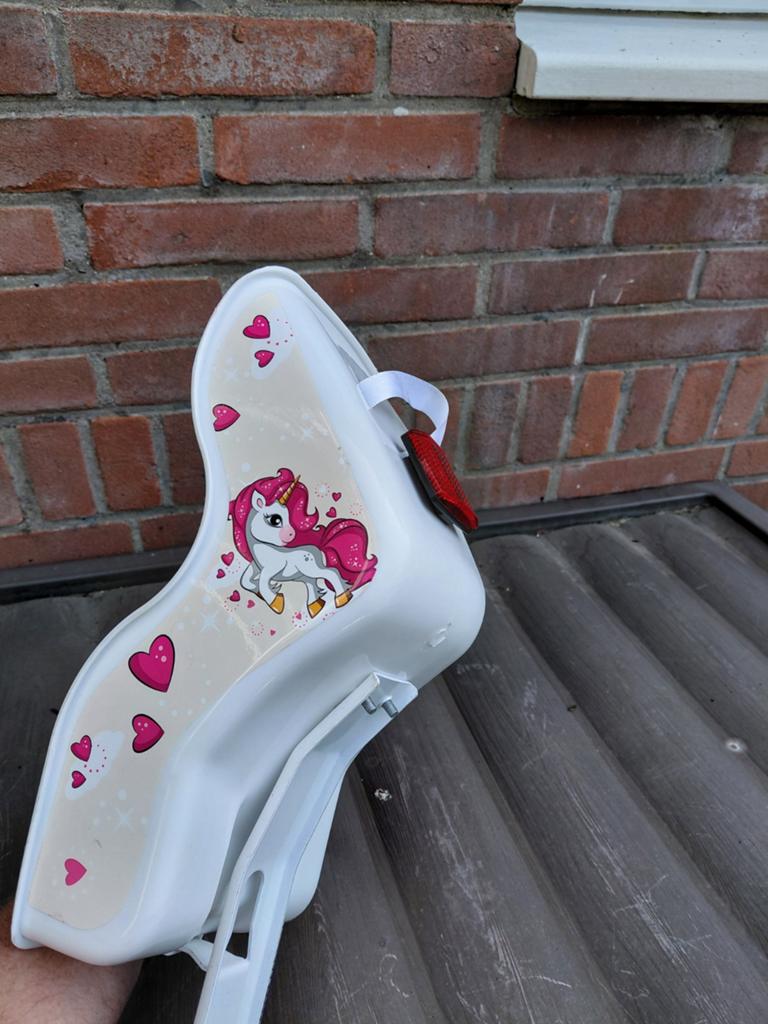 Poppenzitje voor achterop de fiets, Gebruikt, Onbekend, Voorzitje, Ophalen of Verzenden