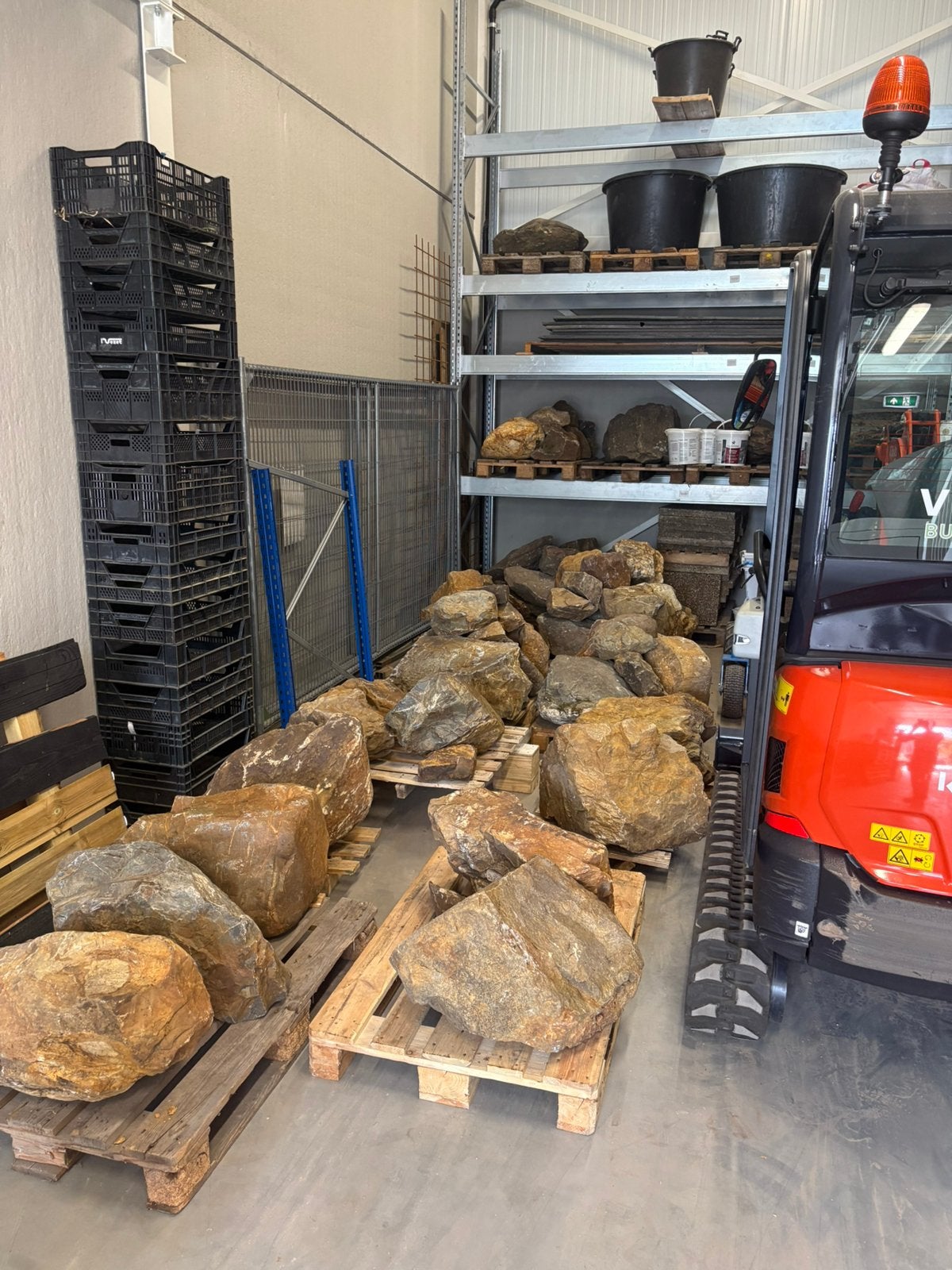 Prachtige zwerfkeien - Sierstenen, Ophalen