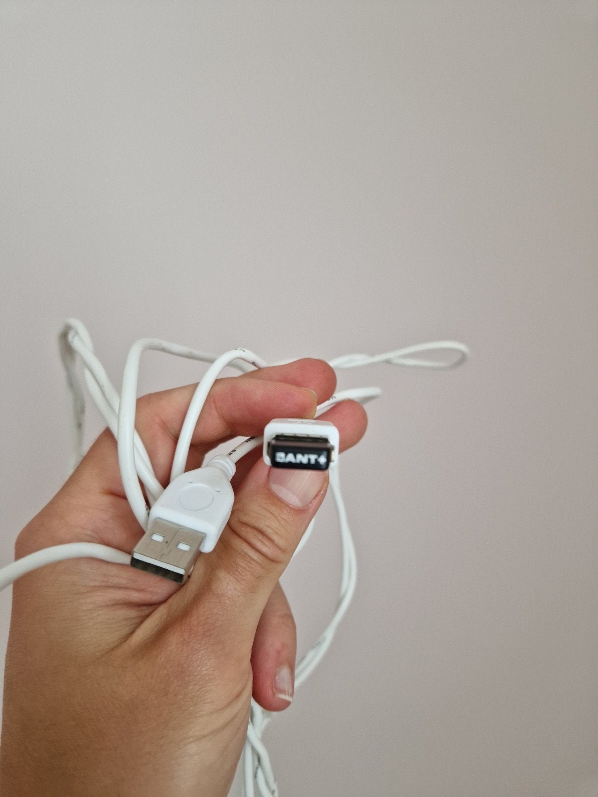 Ant+ dongel met USB-kabel - 5 meter lang, Ophalen, Gebruikt