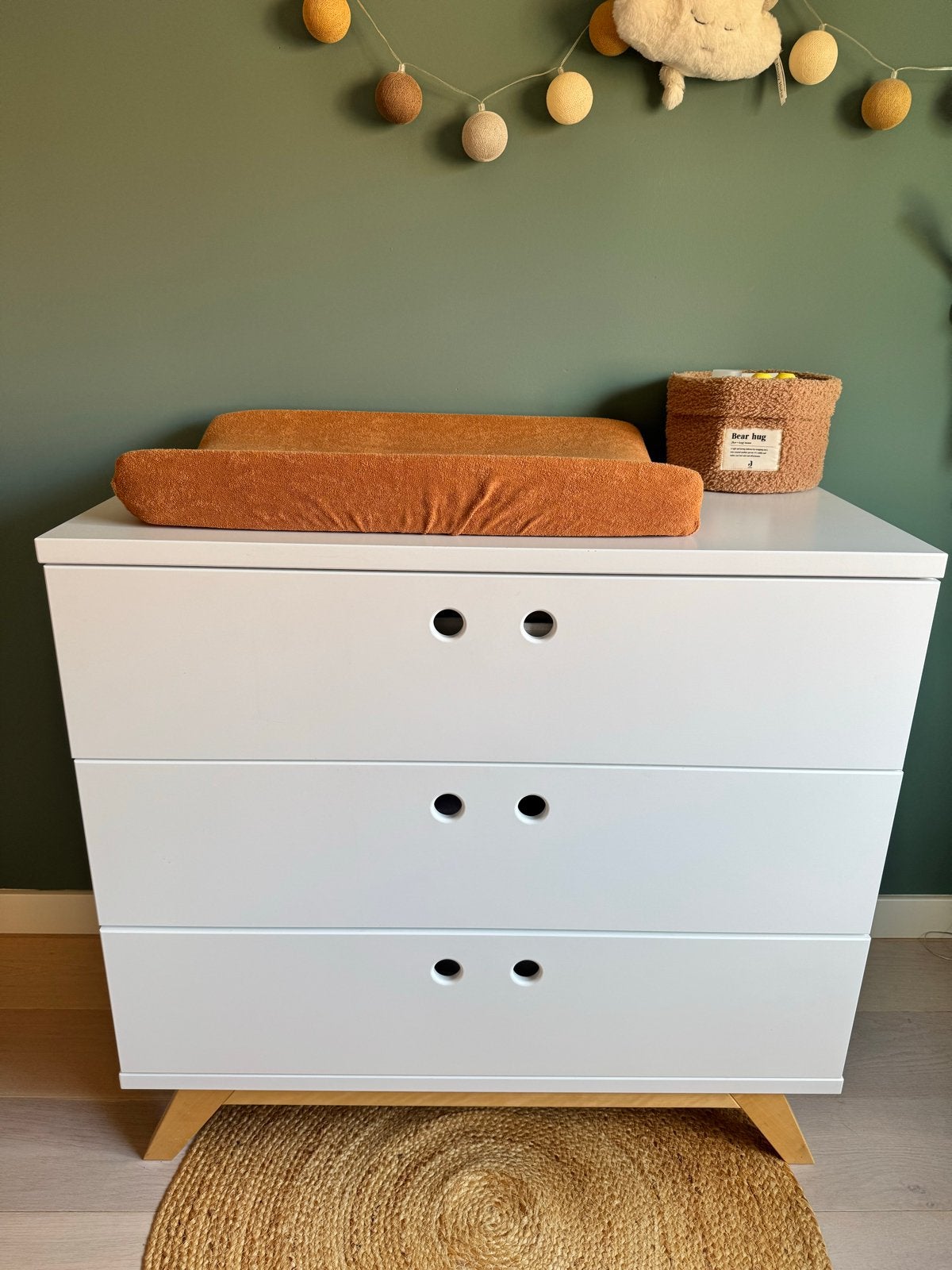 Bobita Lynn complete babykamer: ledikant, commode, kast, Ophalen, Zo goed als nieuw, Jongetje of Meisje