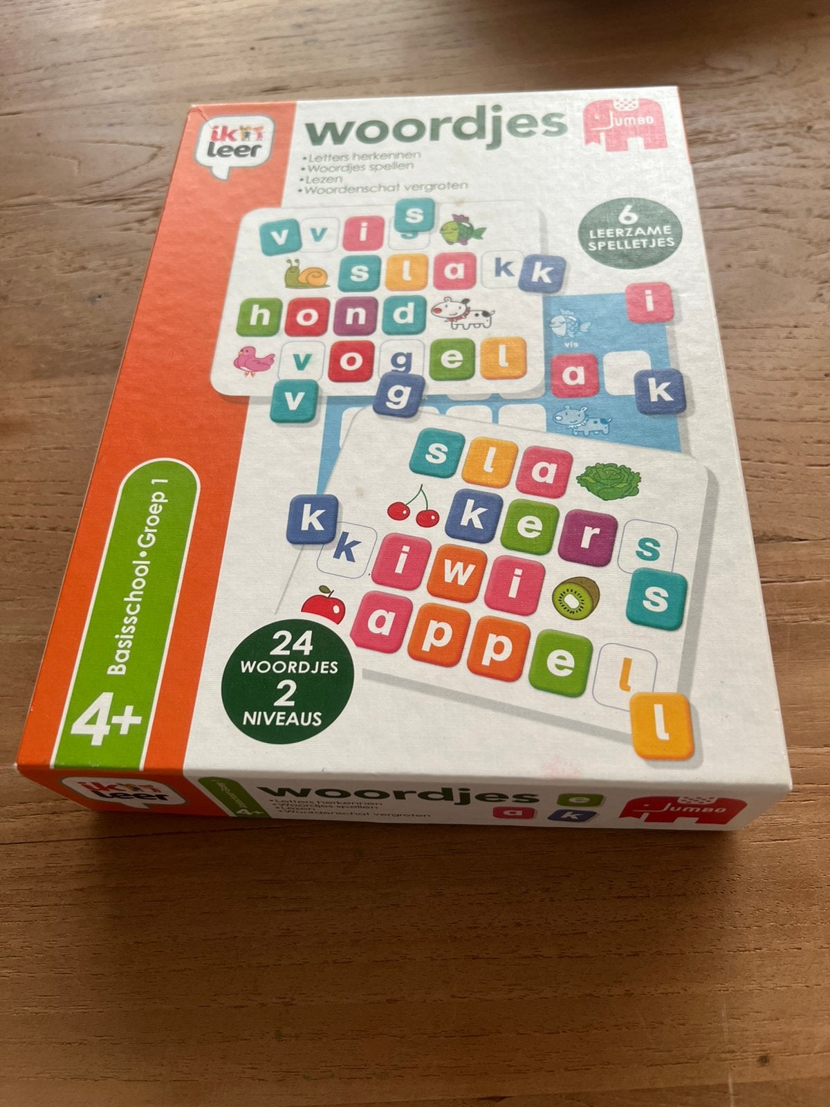Jumbo Ik leer woordjes - Educatief spel voor kinderen, Ophalen of Verzenden, Zo goed als nieuw, Taal en Lezen