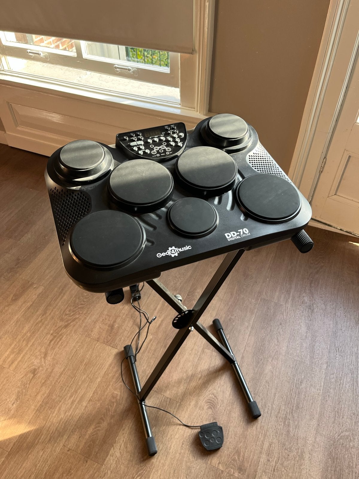 Gear4music DD-70 Digitale Drumstel met Standaard