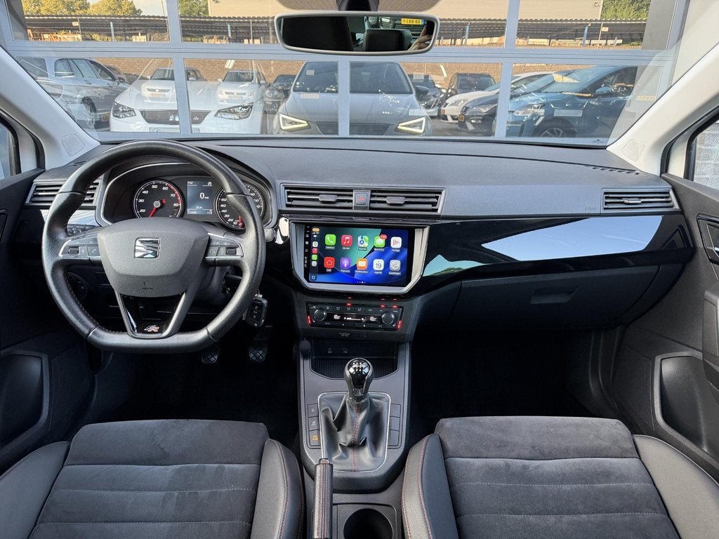 SEAT Ibiza 1.0 TSI FR CarPlay | Leder | 116pk, Voorwielaandrijving, Stof, Gebruikt, 116 pk