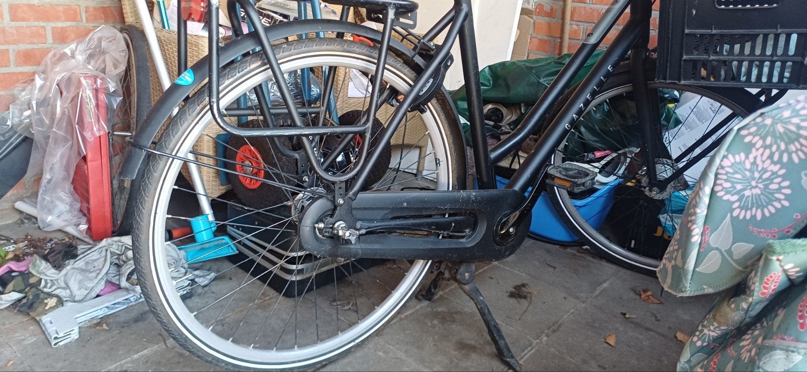 Nog mooie fiets met mandje, weinig schade, Trommelrem, Ophalen, Overige merken, 53 tot 56 cm