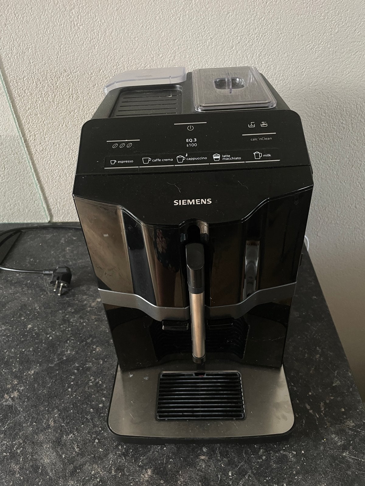 Siemens EQ.3 S100 koffiemachine - opknapper, Witgoed en Apparatuur, Ophalen, Niet werkend, Koffiemachine, Koffiebonen