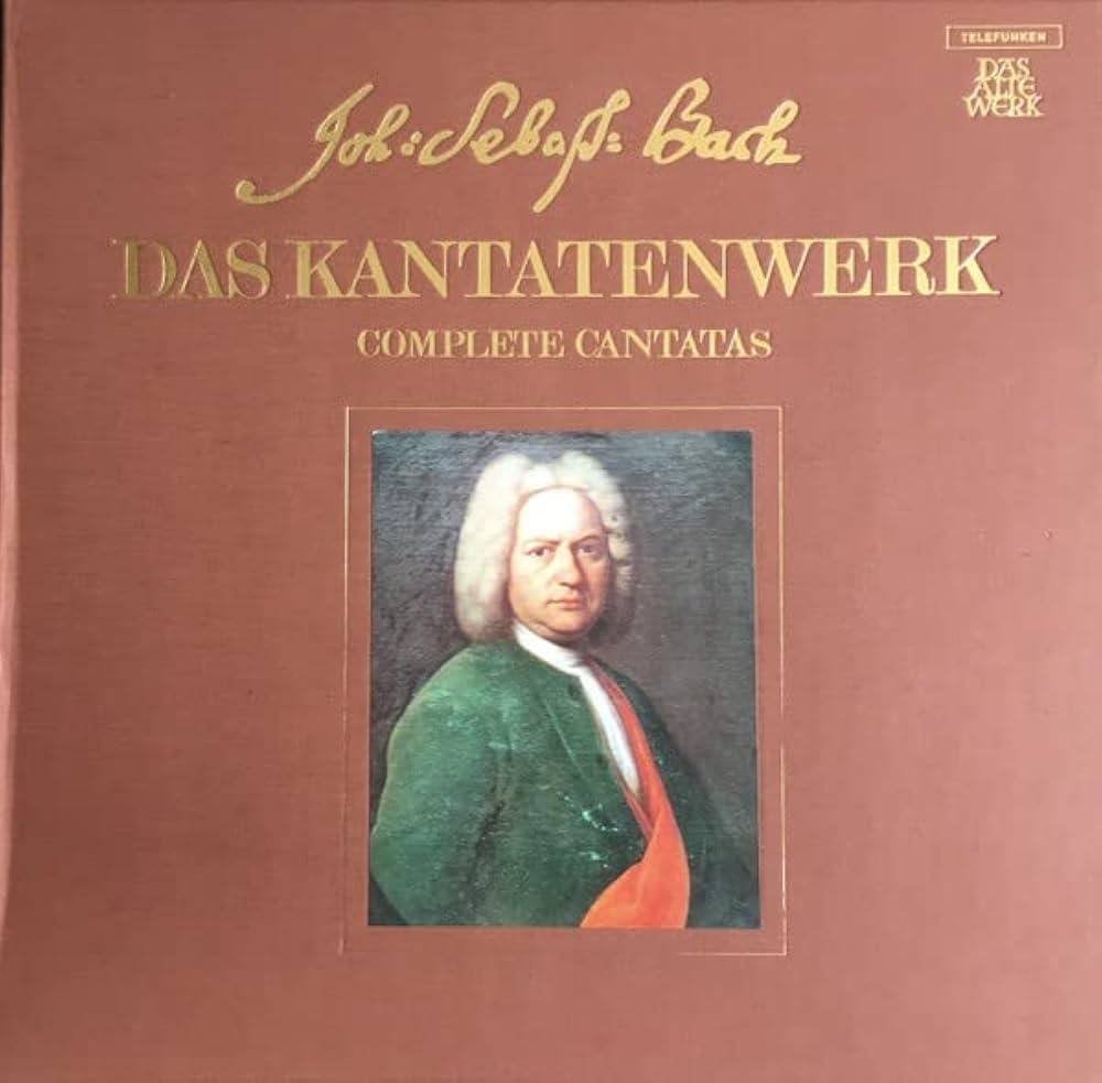 bach das kantatenwerk 2 lp, Verzenden, Overige typen, Zo goed als nieuw, 12 inch