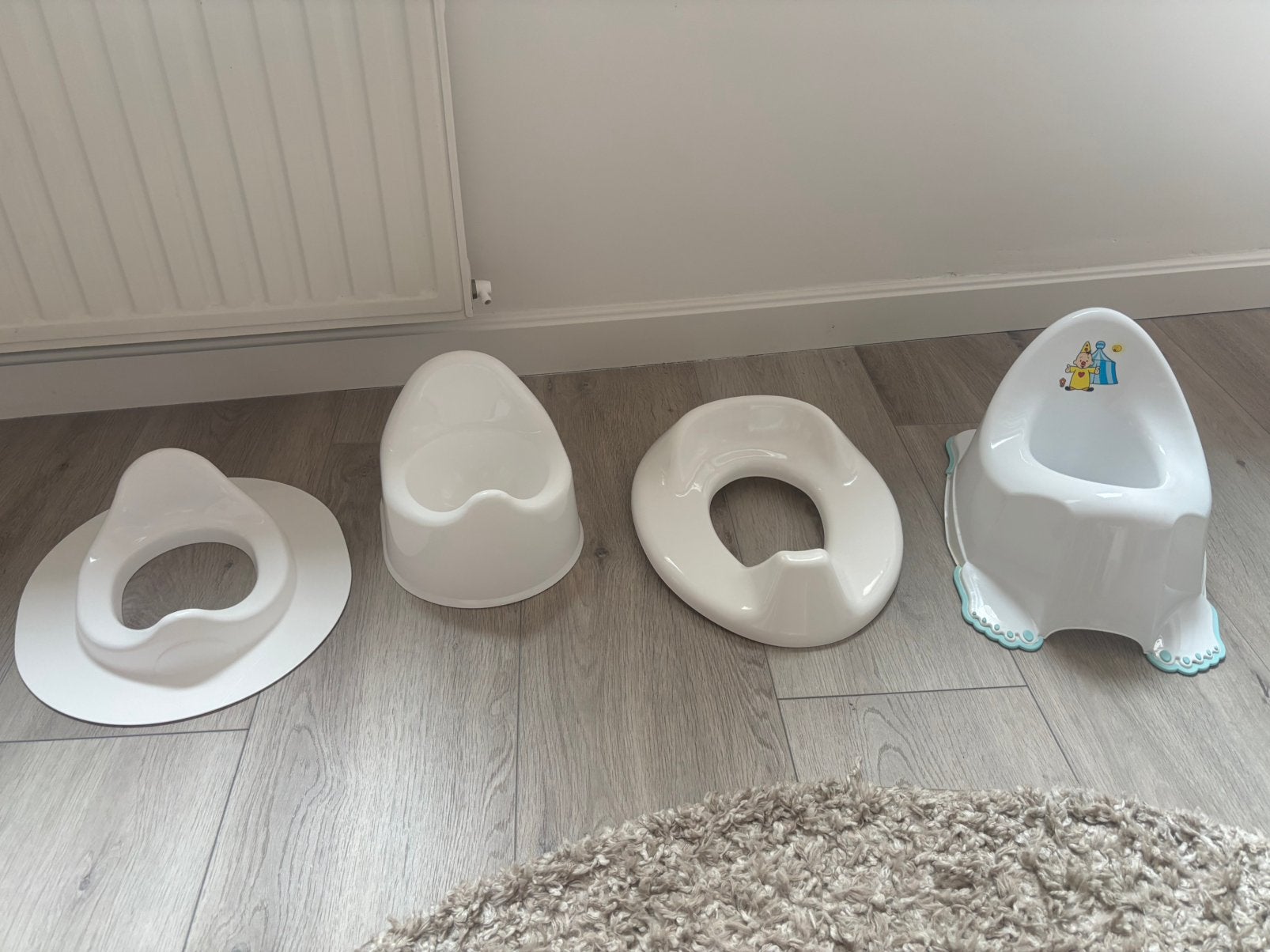 Zindelijkheidsset - plaspotjes en toiletverkleiner, Ophalen, Zo goed als nieuw, Overige typen, Standaard