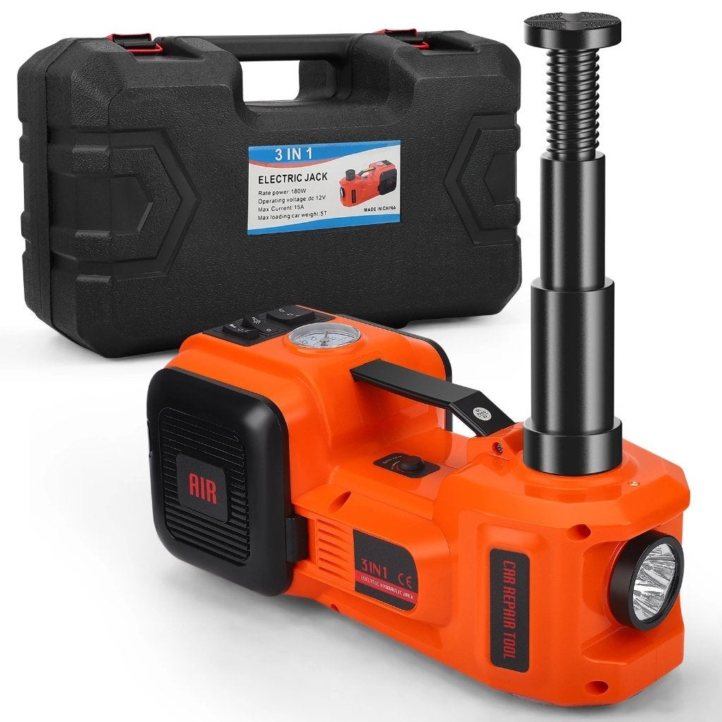 Elektrische hydraulische auto krik / lift 5 Ton 180 Watt 12V, Ophalen of Verzenden, Nieuw, Hydraulisch, Potkrik