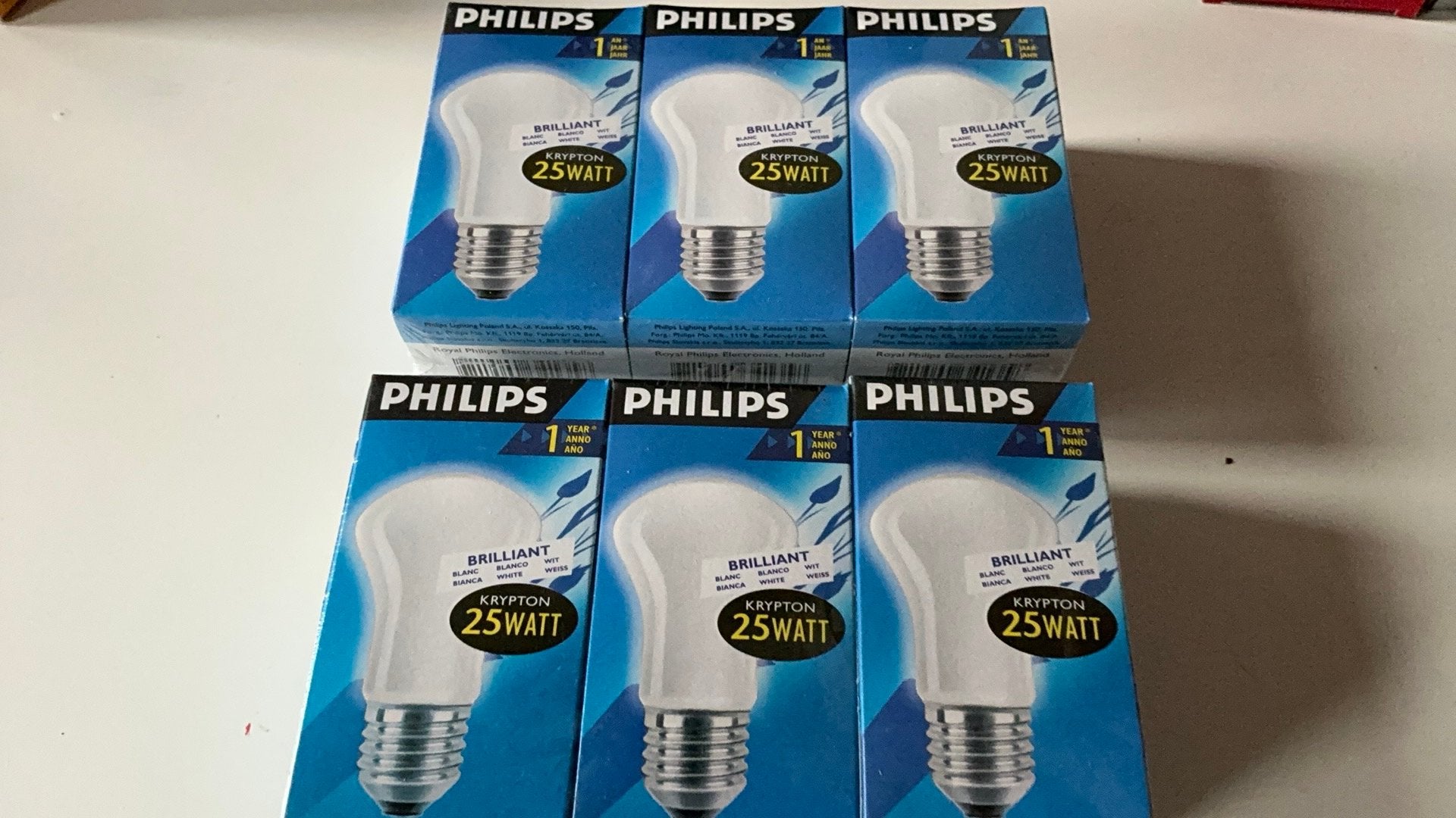 Philips Brilliant 25 watt E 27 250 lumen, Philips, Gloeilamp, Nieuw, Neutraal wit