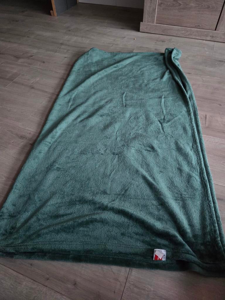 Leuke groene deken van Hema Fiep Westendorp, Huis en Inrichting, Ophalen of Verzenden, Zo goed als nieuw
