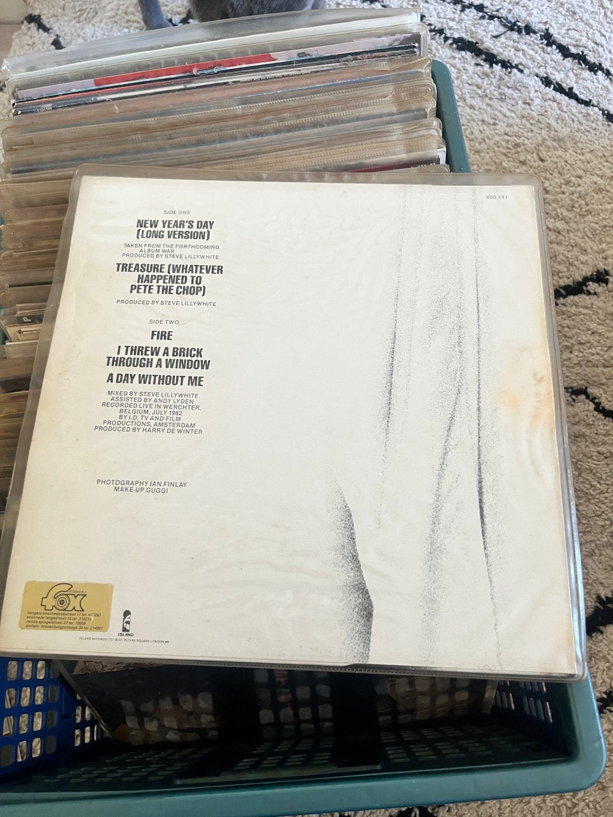 U2 - New Year's Day (Long Version) 12 inch EP, Ophalen, Rock, Gebruikt, EP