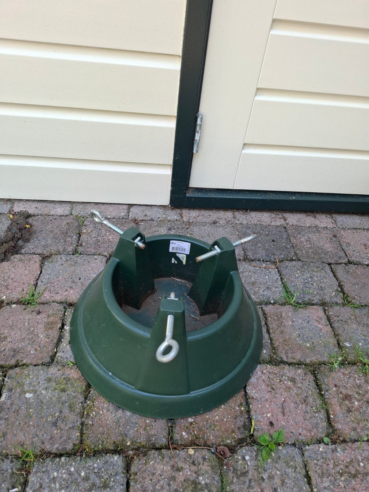 Kerstboom standaard, Ophalen