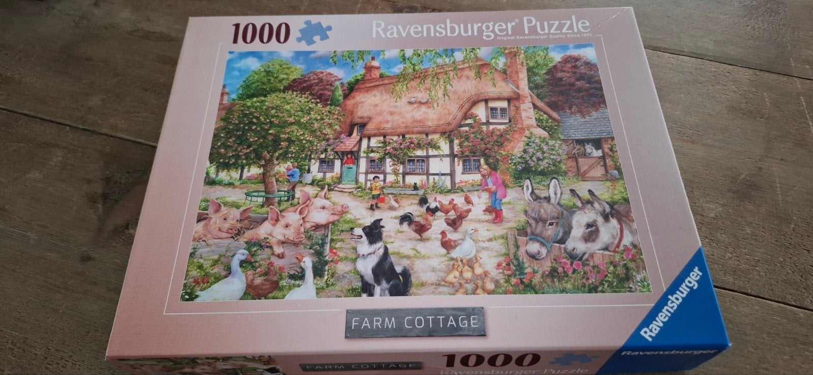 ravensburger puzzel farm cottage, Ophalen of Verzenden, 500 t/m 1500 stukjes, Zo goed als nieuw