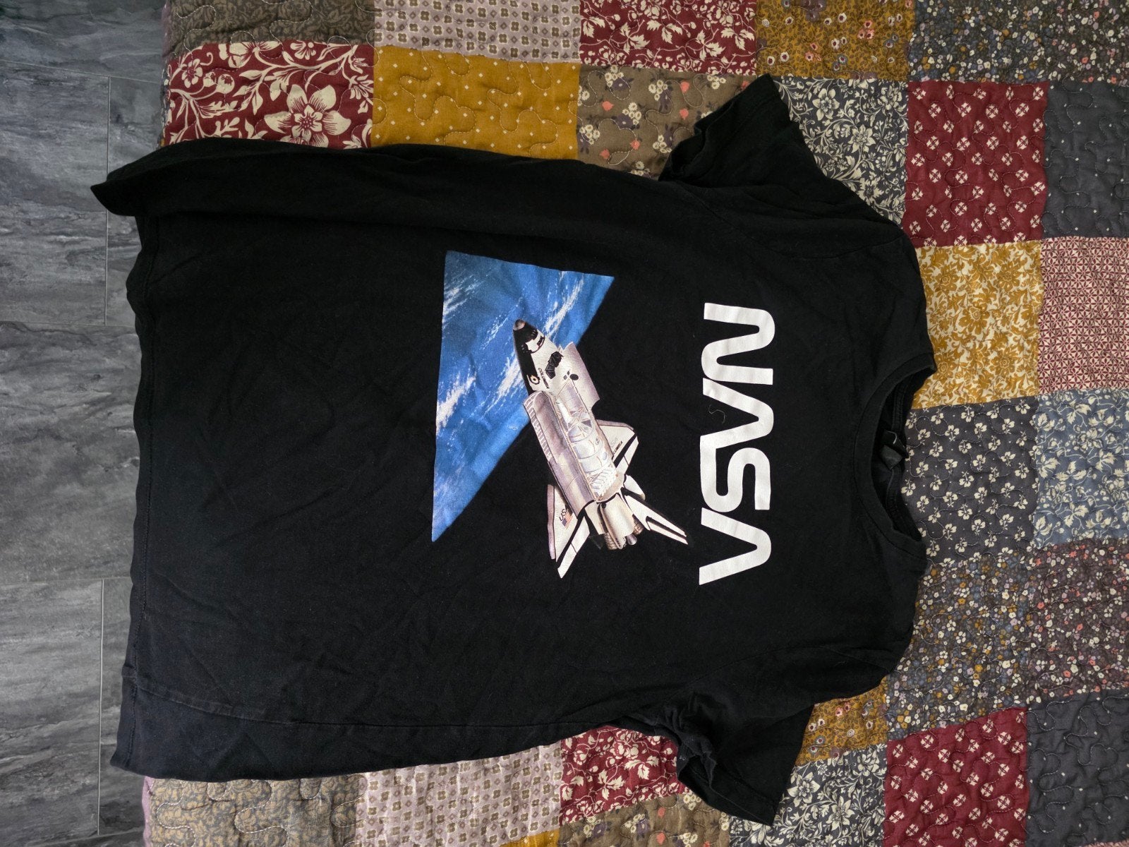 Zwart NASA T-shirt met lange mouwen - Maat S, Kleding | Dames, Maat 38/40 (M), Onbekend@voorbeeld.com, Zwart, Onbekend