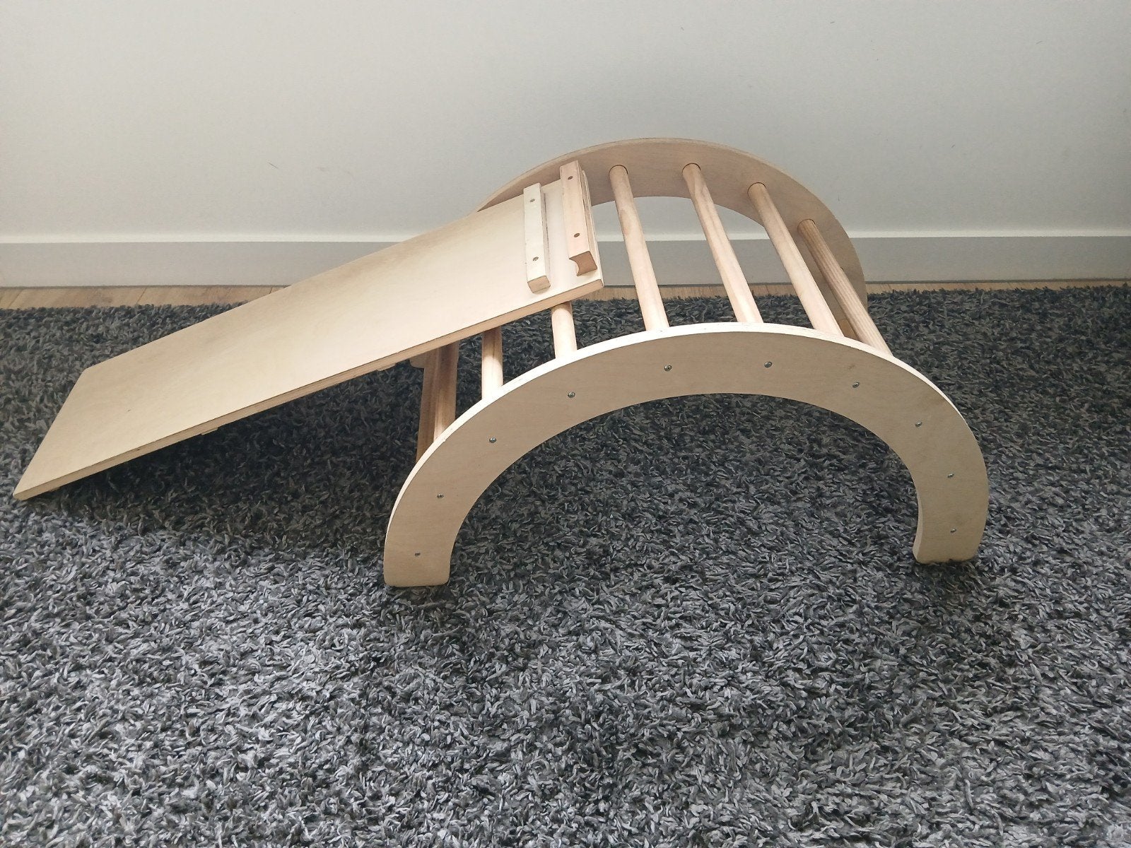 Houten klimrek en glijbaan voor kinderen, Kinderen en Baby's, Ophalen, Gebruikt, Glijbaan, Aanbouwonderdeel