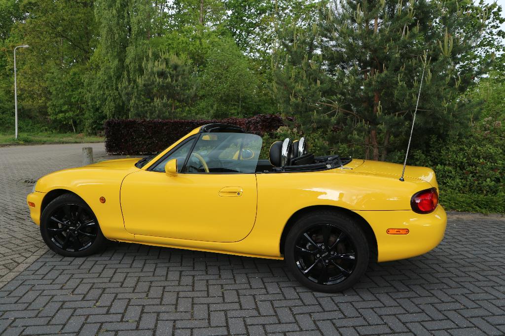 MX5 NB 2000// California Geel//Apk 07-2027//Hardtop, Auto's, Achterwielaandrijving, Zwart, Cabriolet, Bedrijf