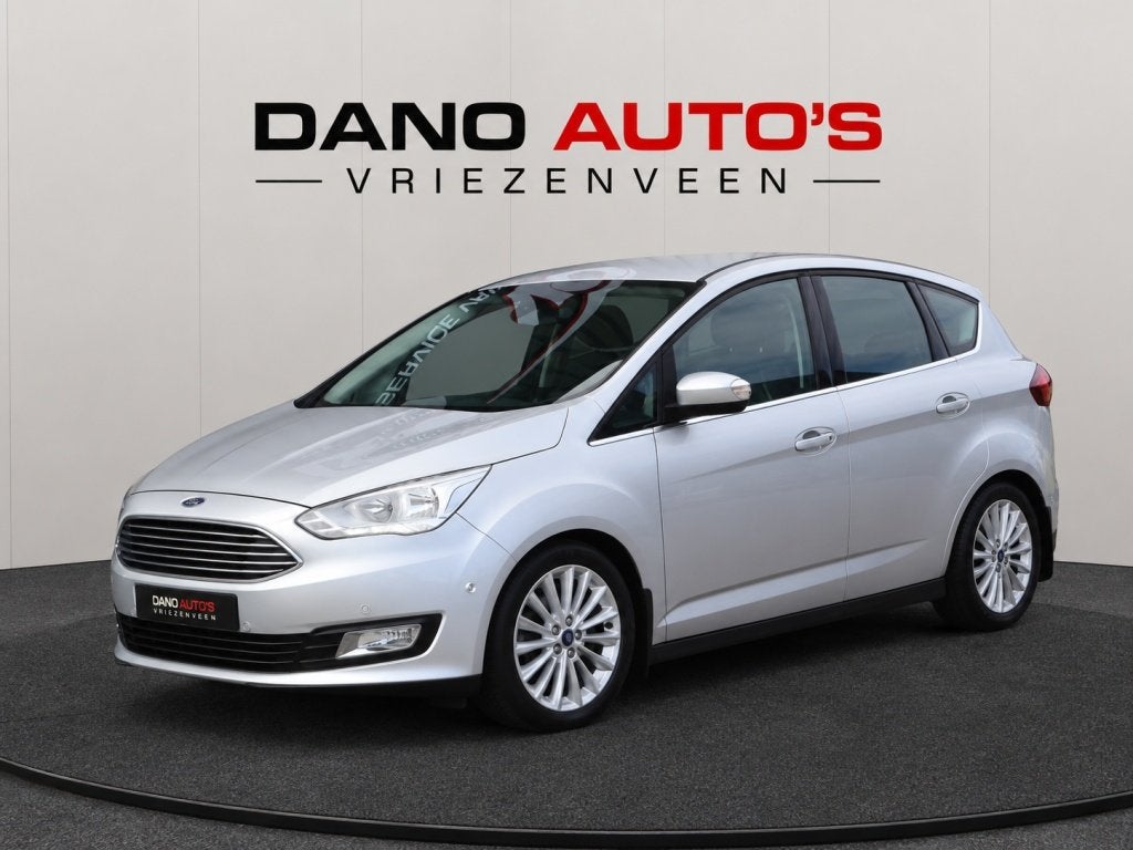 Ford C-MAX 1.5 150 PK Titanium Keyless/Navi/Trekhaak/17'', Auto's, Stof, 4 cilinders, 150 pk, Origineel Nederlands